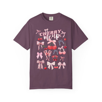 Cherry Themed Unisex T-Shirt, Cute Gift for Cherry Lovers, Summer Fashion Tee, Cute Casual Wear, Trendy Fruit Shirt