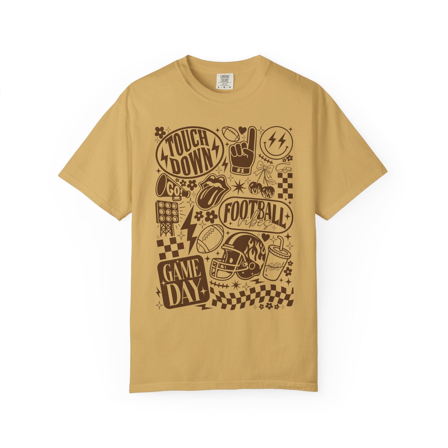 Football Game Day T-Shirt, Unisex Sports Tee, Touchdown Apparel, Casual Game Day Wear, Football Fan Gift, Autumn Sports Shirt