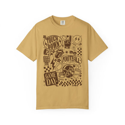 Football Game Day T-Shirt, Unisex Sports Tee, Touchdown Apparel, Casual Game Day Wear, Football Fan Gift, Autumn Sports Shirt
