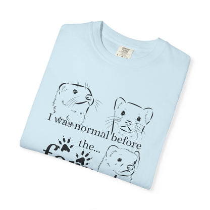 Whimsical Ferret T-shirt, Cute Animal Lover Tee, Gift for Pet Owners, Funny Graphic Tee, Ferret Mom/Dad Gift