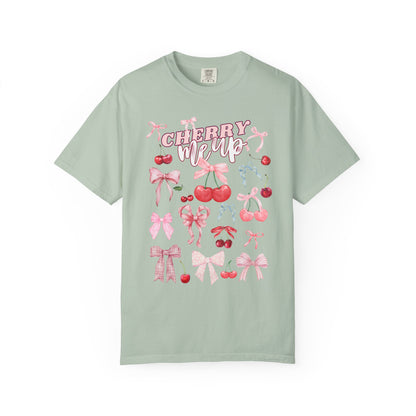 Cherry Themed Unisex T-Shirt, Cute Gift for Cherry Lovers, Summer Fashion Tee, Cute Casual Wear, Trendy Fruit Shirt