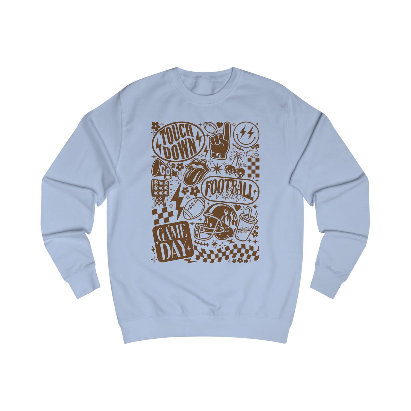 Game Day Sweatshirt - Touchdown Fashion, Unisex Football Hoodie, Perfect for Sports Fans, Tailgate Apparel, Gift for Him/Her