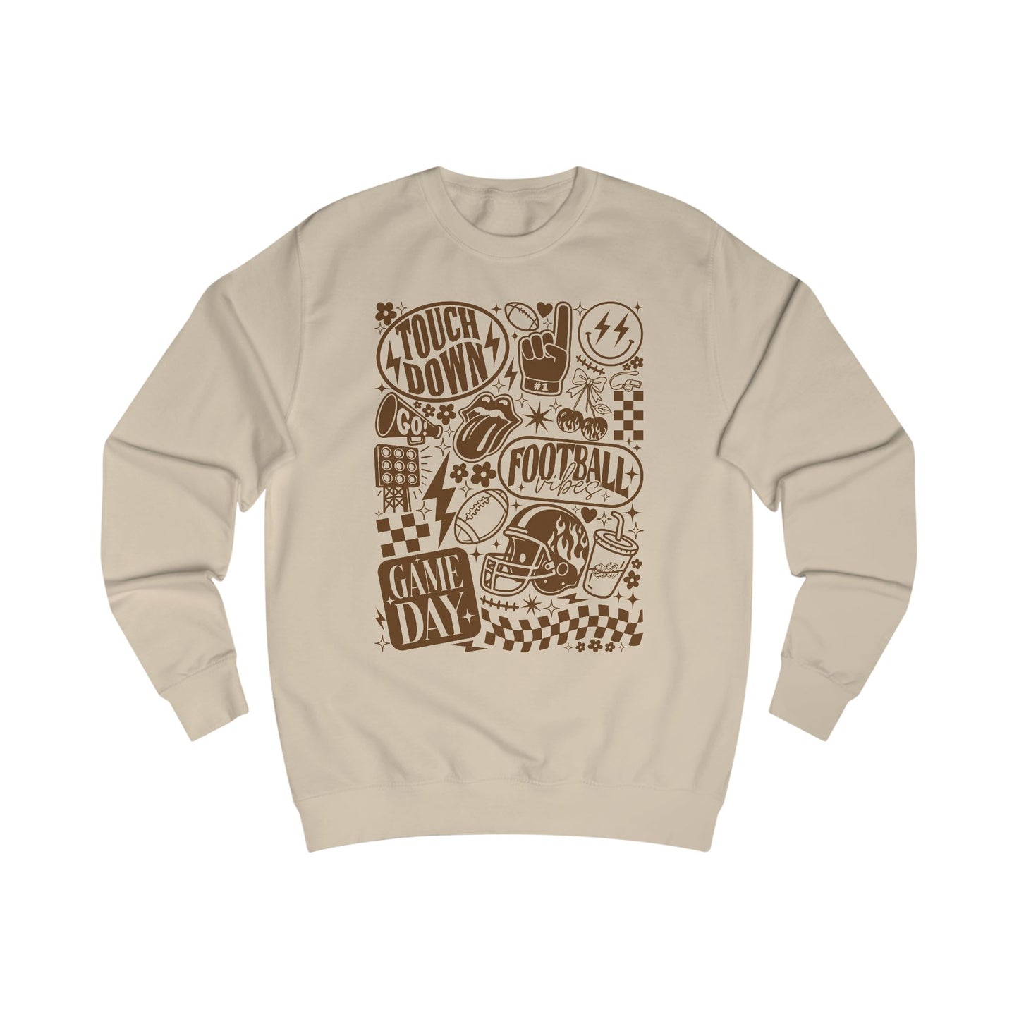Game Day Sweatshirt - Touchdown Fashion, Unisex Football Hoodie, Perfect for Sports Fans, Tailgate Apparel, Gift for Him/Her