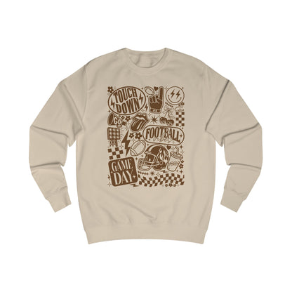 Game Day Sweatshirt - Touchdown Fashion, Unisex Football Hoodie, Perfect for Sports Fans, Tailgate Apparel, Gift for Him/Her