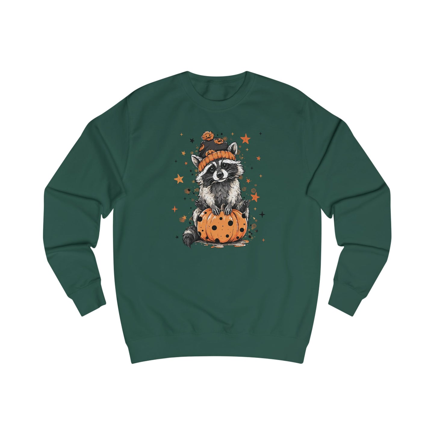Cozy Adorable Halloween Raccoon Sweatshirt
