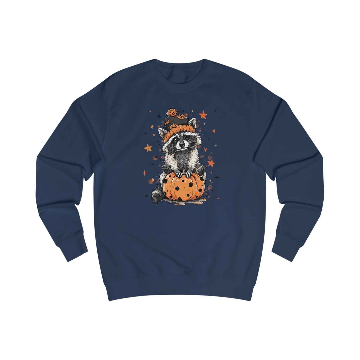 Cozy Adorable Halloween Raccoon Sweatshirt