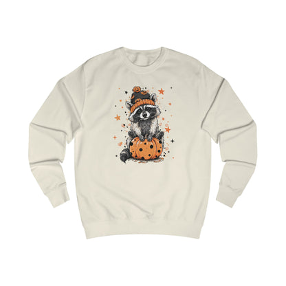 Cozy Adorable Halloween Raccoon Sweatshirt