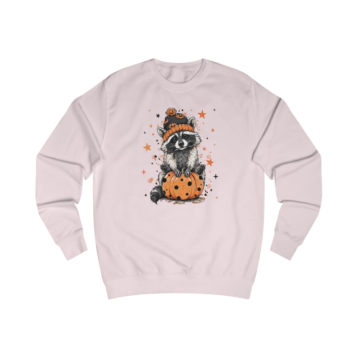 Cozy Adorable Halloween Raccoon Sweatshirt