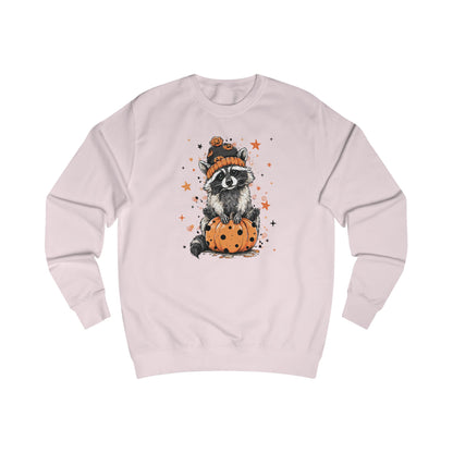 Cozy Adorable Halloween Raccoon Sweatshirt