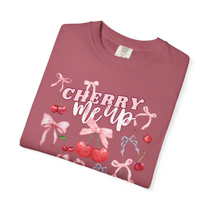 Cherry Themed Unisex T-Shirt, Cute Gift for Cherry Lovers, Summer Fashion Tee, Cute Casual Wear, Trendy Fruit Shirt