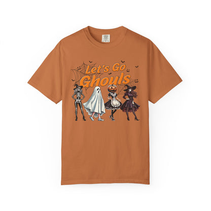 Halloween Ghouls Unisex Tee, Spooky T-Shirt, October Fest Apparel, Trick or Treat Top, Ghosts and Ghouls Shirt, Cute Halloween Costume