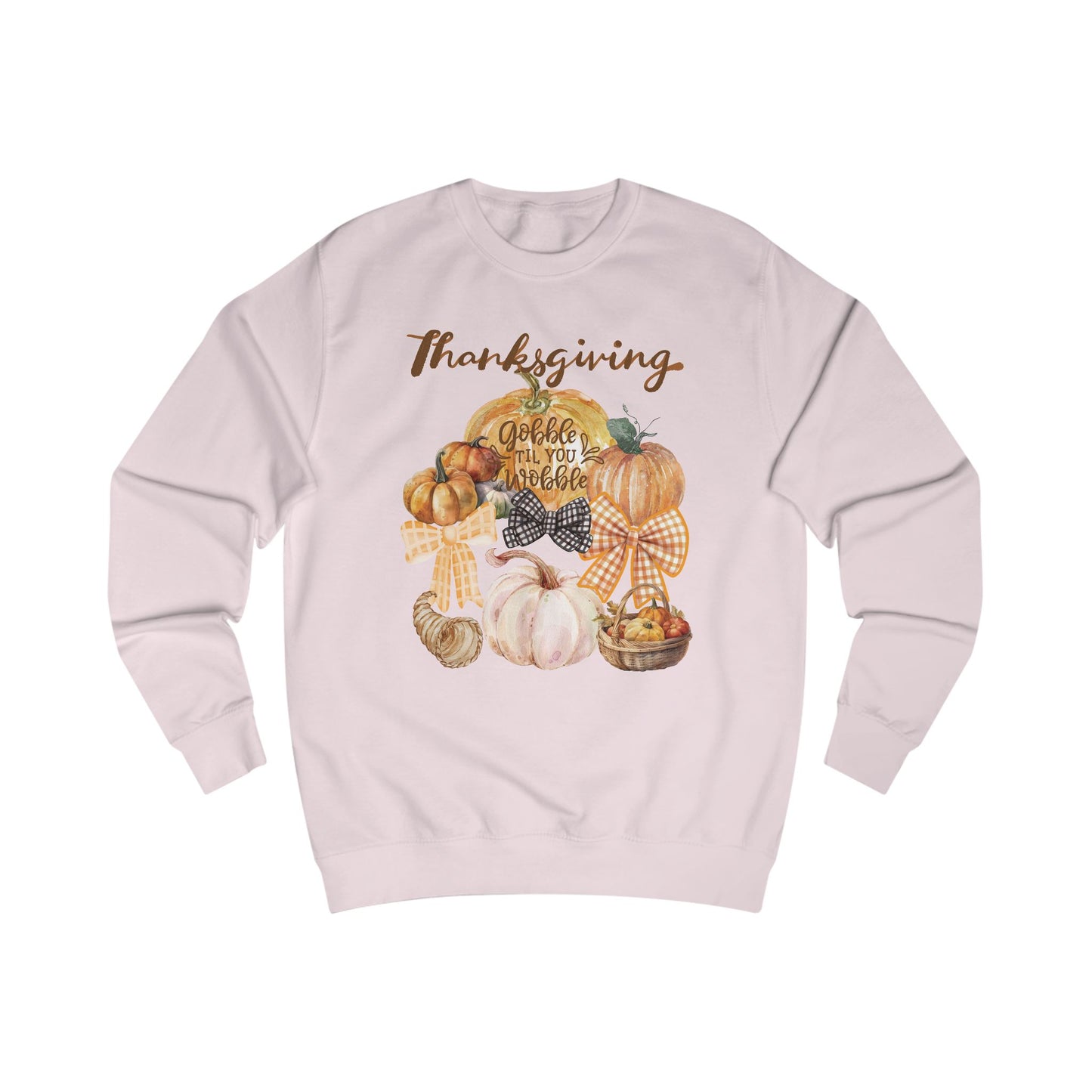 Thanksgiving Unisex Sweatshirt, Cozy Fall Sweater, Pumpkin Sweatshirt, Thanksgiving Gift, Autumn Apparel, Holiday Fashion