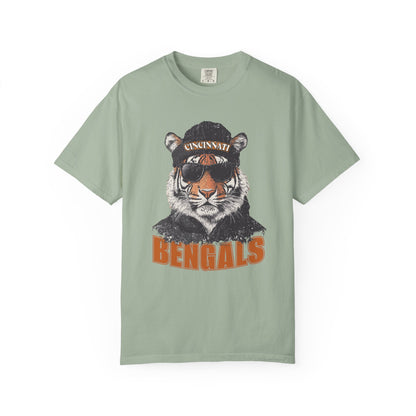 Cincinnati Bengals Spirit Animal Mascot Tiger T-Shirt, Unisex Sports Tee, Casual Apparel, Game Day Outfit, Cincinnati Bengals Fan Gear