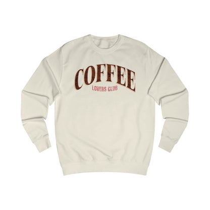 Coffee Lovers Club Unisex Sweatshirt, Cozy Gift for Coffee Enthusiasts, Perfect for Casual Outfits, Holiday Apparel, Trending Design