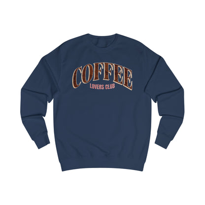 Coffee Lovers Club Unisex Sweatshirt, Cozy Gift for Coffee Enthusiasts, Perfect for Casual Outfits, Holiday Apparel, Trending Design
