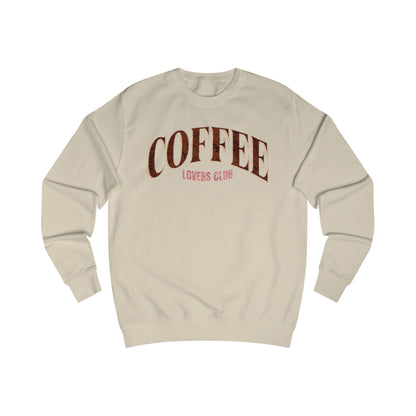 Coffee Lovers Club Unisex Sweatshirt, Cozy Gift for Coffee Enthusiasts, Perfect for Casual Outfits, Holiday Apparel, Trending Design