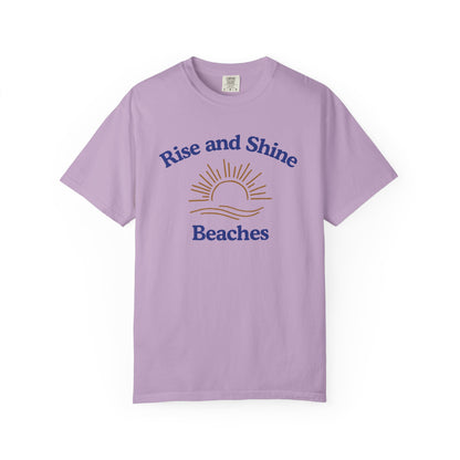 Sunrise Beach Vibes T-shirt, Casual Summer Tee, Unisex Beachwear, Vacation Outfit, Gift for Beach Lovers, Relaxed Fit Tee