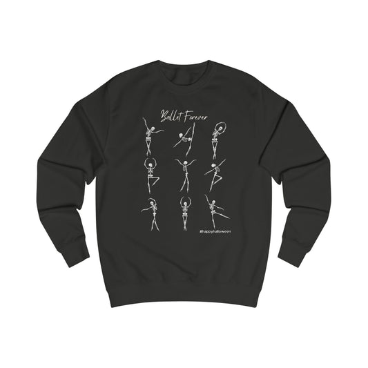 Skeleton Ballet Dancers Halloween Unisex Sweatshirt | Dance Lover Apparel