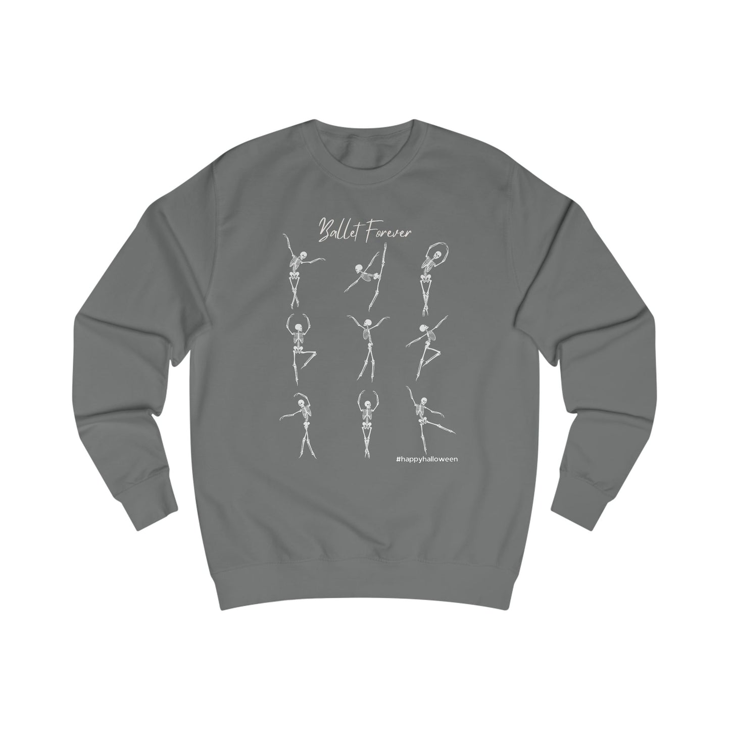 Skeleton Ballet Dancers Halloween Unisex Sweatshirt | Dance Lover Apparel