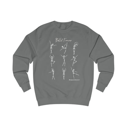 Skeleton Ballet Dancers Halloween Unisex Sweatshirt | Dance Lover Apparel