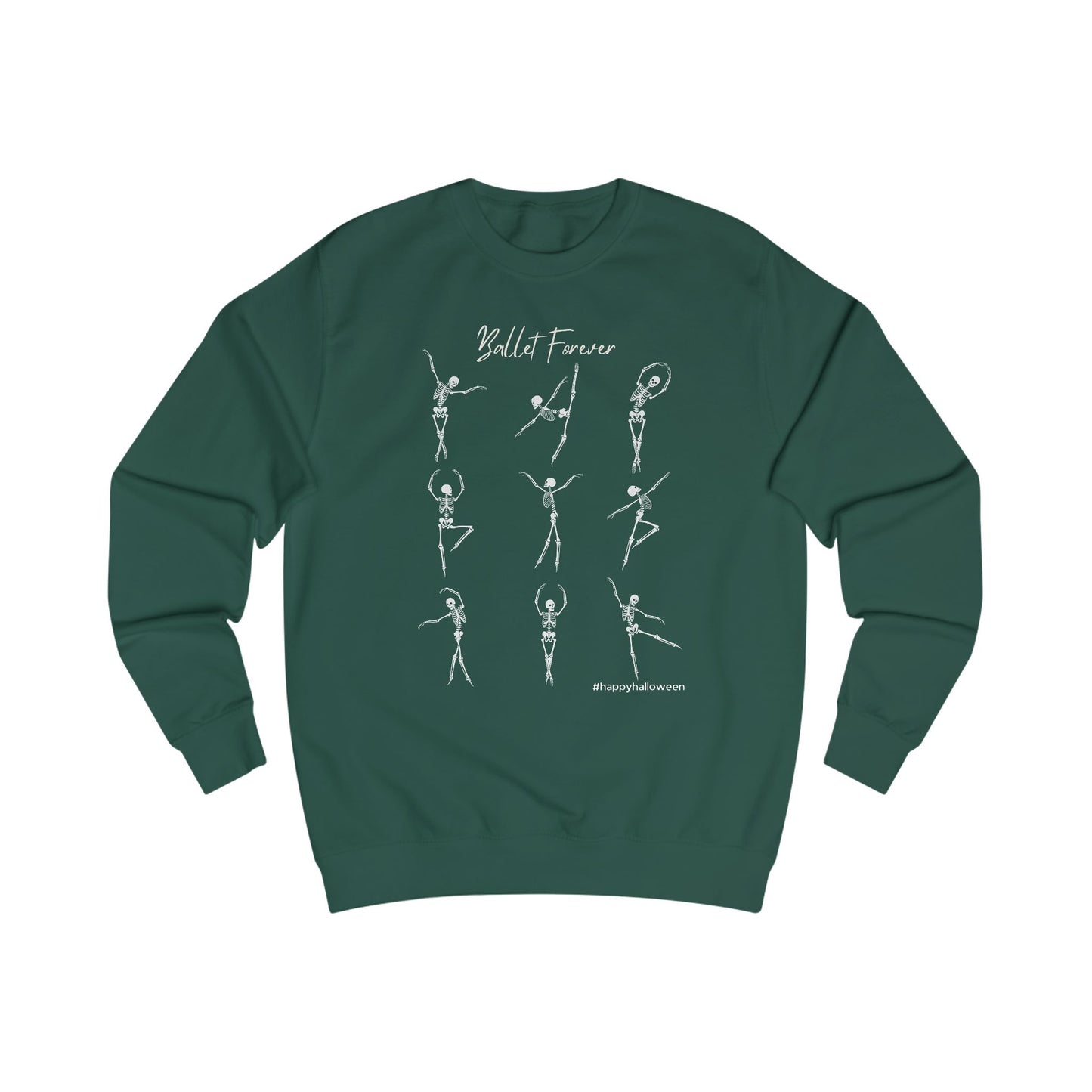 Skeleton Ballet Dancers Halloween Unisex Sweatshirt | Dance Lover Apparel
