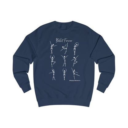 Skeleton Ballet Dancers Halloween Unisex Sweatshirt | Dance Lover Apparel