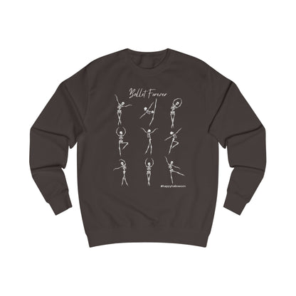 Skeleton Ballet Dancers Halloween Unisex Sweatshirt | Dance Lover Apparel