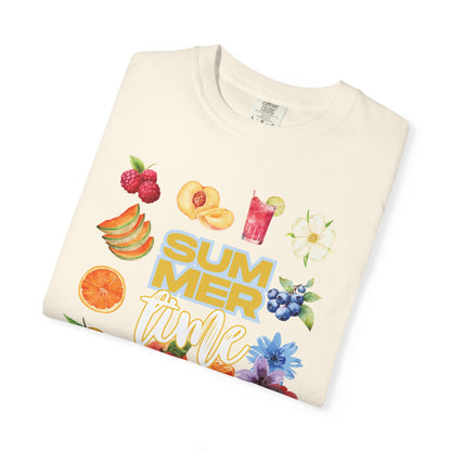Summer Fruit Vibes T-Shirt, Unisex Casual Tee, Graphic Tee for Summer, Beachwear, Vacation Top, Gift for Her