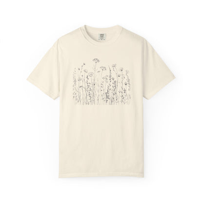 Nature-Inspired Unisex T-shirt, Vintage Floral Graphic Tee, Eco-Friendly Shirt, Gift for Nature Lovers, Casual Summer Wear