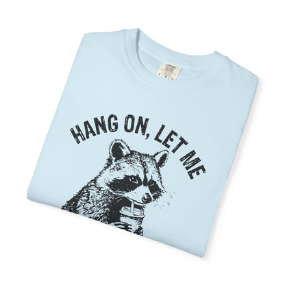 Funny Overthinking Raccoon T-Shirt, Unisex Tee for Animal Lovers, Casual Wear, Gift for Friends, Perfect for Everyday Wear