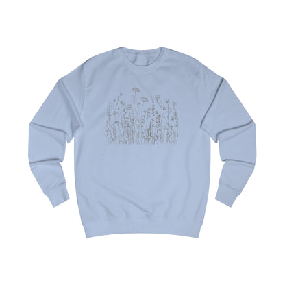 Wild flowers Sketch Unisex Sweatshirt - Cozy Fall Fashion, Gift for Nature Lovers, Casual Layering, Screen Printed Apparel, Plant Lover's [...]