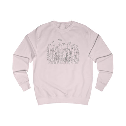 Wild flowers Sketch Unisex Sweatshirt - Cozy Fall Fashion, Gift for Nature Lovers, Casual Layering, Screen Printed Apparel, Plant Lover's [...]
