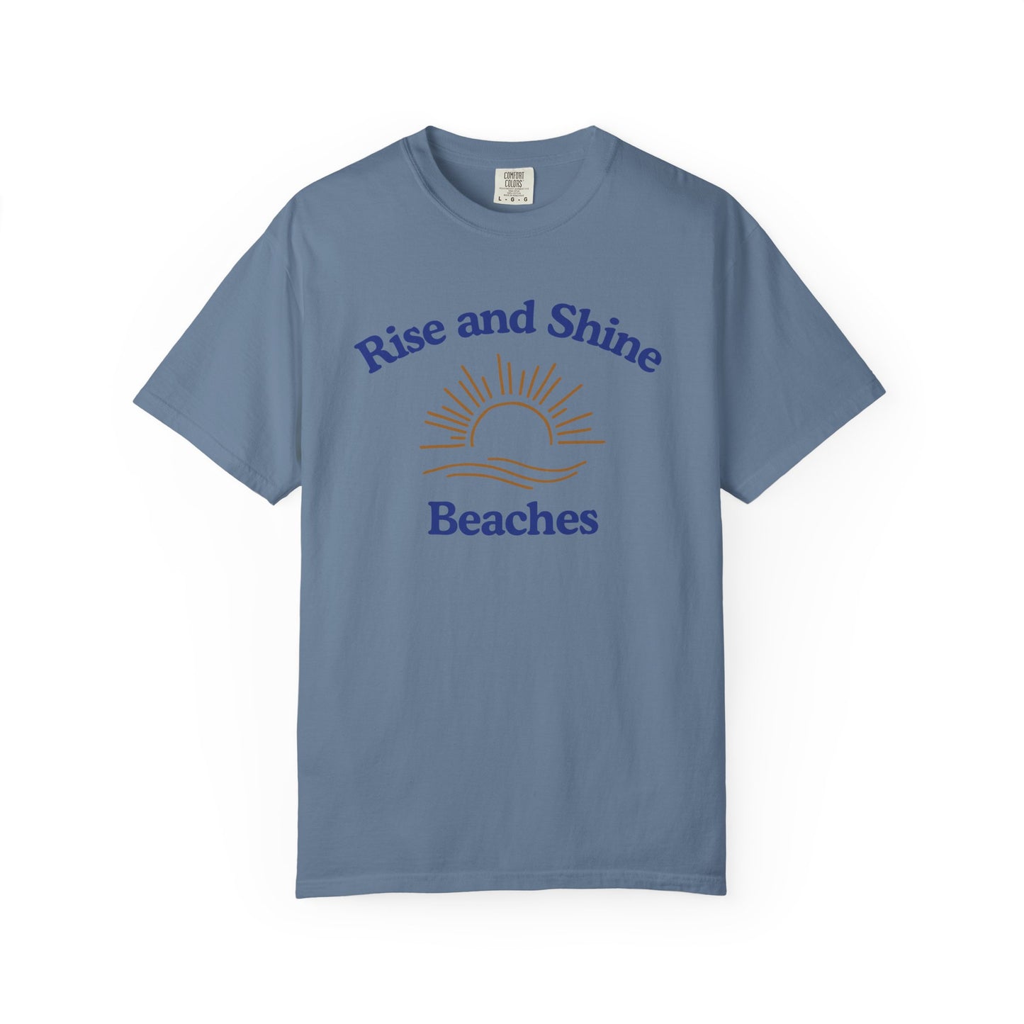 Sunrise Beach Vibes T-shirt, Casual Summer Tee, Unisex Beachwear, Vacation Outfit, Gift for Beach Lovers, Relaxed Fit Tee