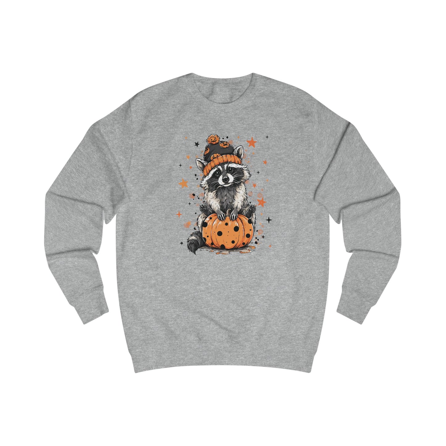Cozy Adorable Halloween Raccoon Sweatshirt