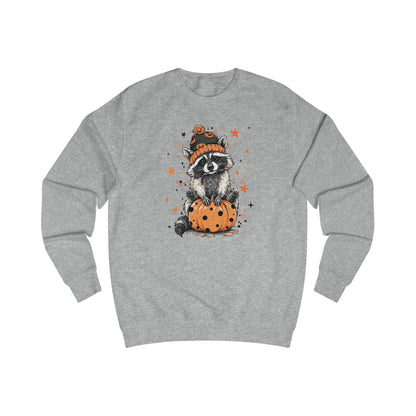 Cozy Adorable Halloween Raccoon Sweatshirt