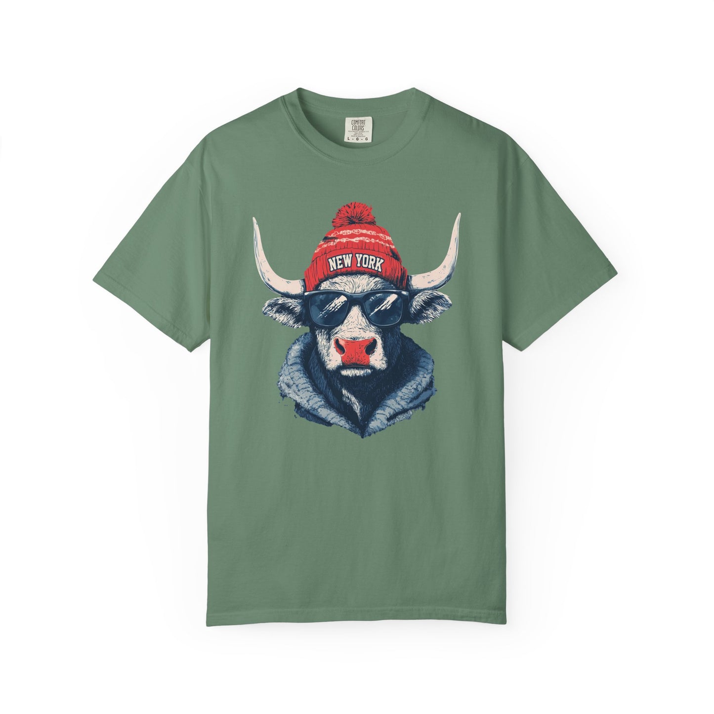 Football Spirit Animal Mascot Graphic T-shirt, Unisex Tee with New York Football team, Trendy Casual Wear, Gift for Him/Her