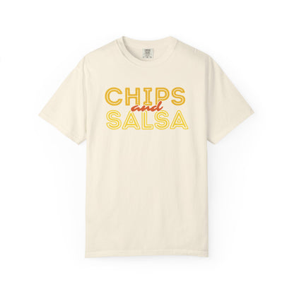 Chips and Salsa Unisex T-shirt, Casual Summer Tee, Foodie Gift, Gift for Friends, Cute Graphic Top, Comfortable Everyday Wear