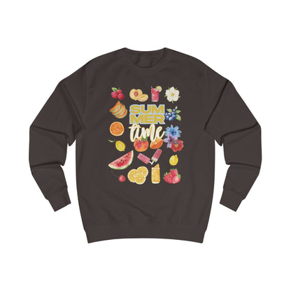 Summer Vibes Unisex Sweatshirt, Cozy Fruit Design Pullover, Perfect for Warm Days, Summer Party Gift, Trendy Fashion Statement
