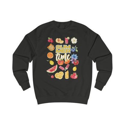 Summer Vibes Unisex Sweatshirt, Cozy Fruit Design Pullover, Perfect for Warm Days, Summer Party Gift, Trendy Fashion Statement