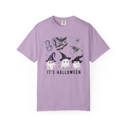 Halloween Cute Ghost T-Shirt, Unisex Fall Tee, Spooky Shirt, Kids Halloween Costume, Festive Apparel, Trick or Treat Shirt