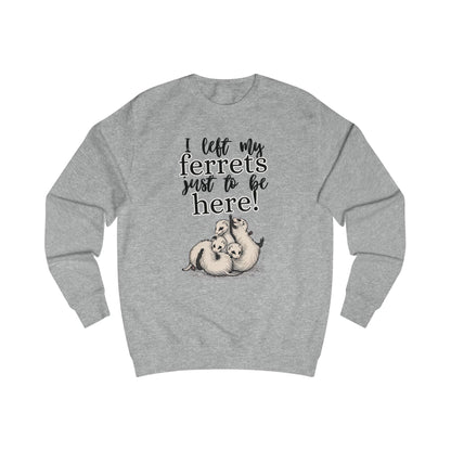 Whimsical Unisex Sweatshirt for Ferret Lovers