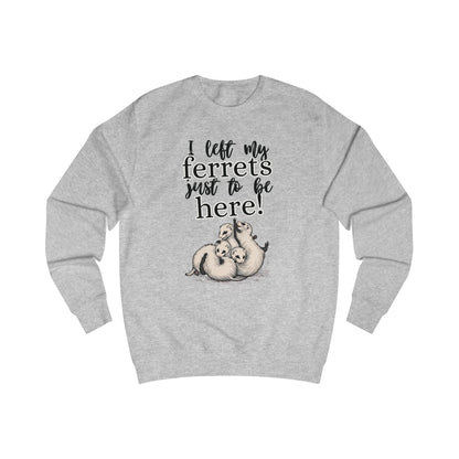 Whimsical Unisex Sweatshirt for Ferret Lovers