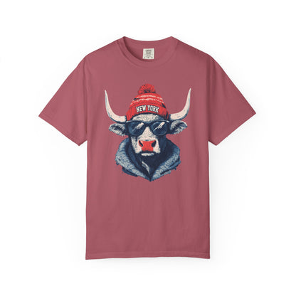 Football Spirit Animal Mascot Graphic T-shirt, Unisex Tee with New York Football team, Trendy Casual Wear, Gift for Him/Her
