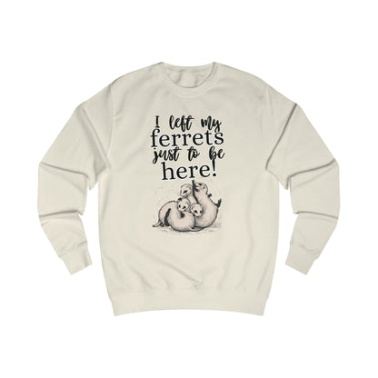 Whimsical Unisex Sweatshirt for Ferret Lovers
