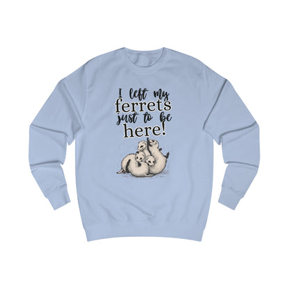 Whimsical Unisex Sweatshirt for Ferret Lovers