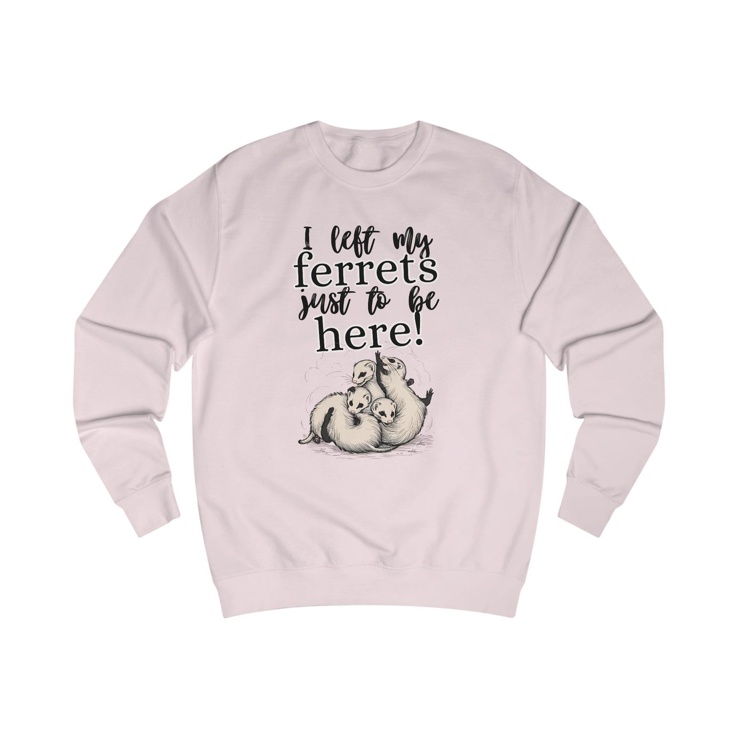 Whimsical Unisex Sweatshirt for Ferret Lovers