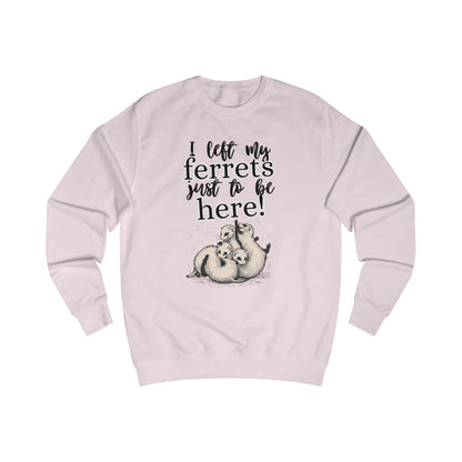 Whimsical Unisex Sweatshirt for Ferret Lovers