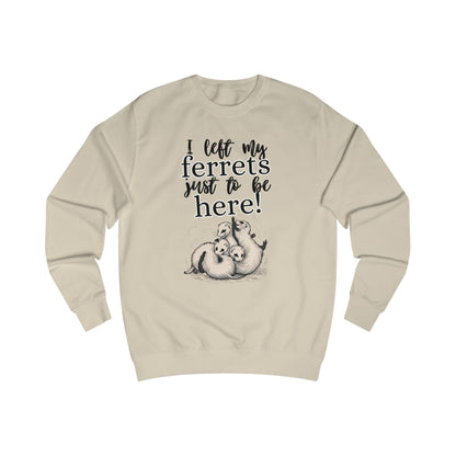 Whimsical Unisex Sweatshirt for Ferret Lovers