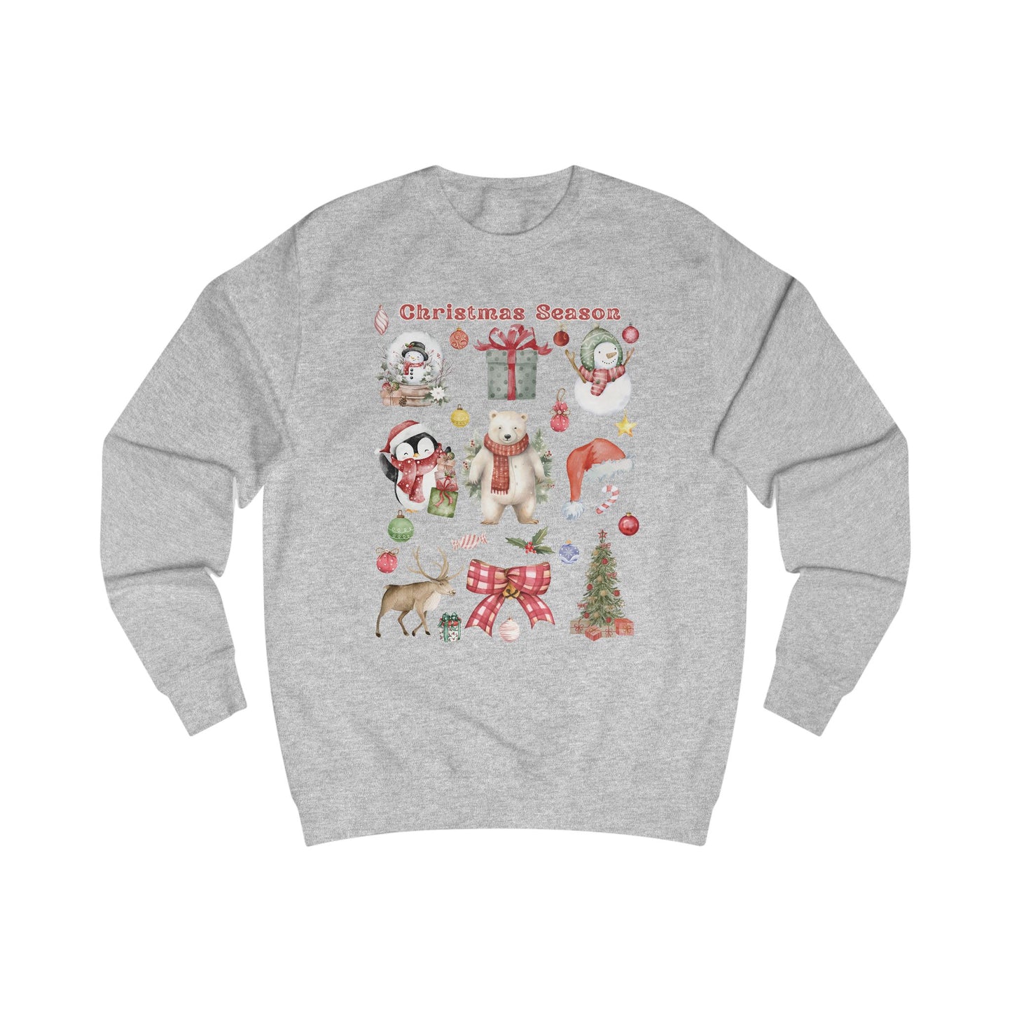 Christmas Season Unisex Sweatshirt, Holiday Apparel, Winter Fashion, Cozy Gift, Festive Sweatshirt, Cute Christmas Sweatshirt