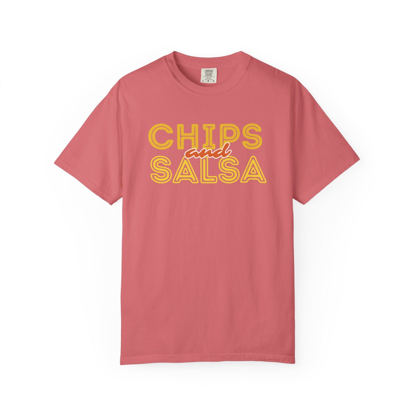 Chips and Salsa Unisex T-shirt, Casual Summer Tee, Foodie Gift, Gift for Friends, Cute Graphic Top, Comfortable Everyday Wear